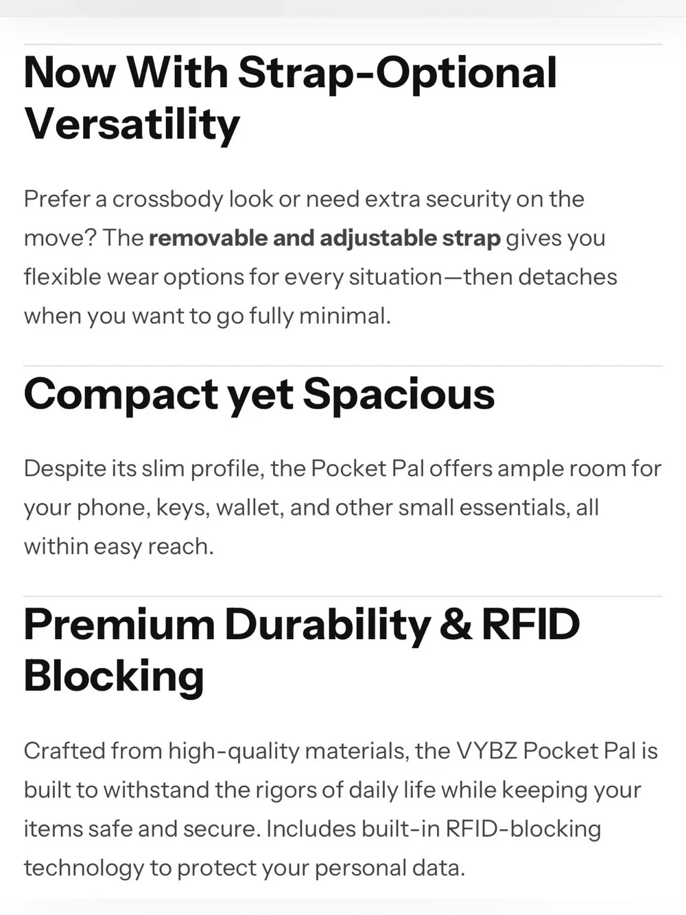 Floral Vybz Magentic Pocket Pal Pro w/ Zippered Pocket & RFID Block and Removabl